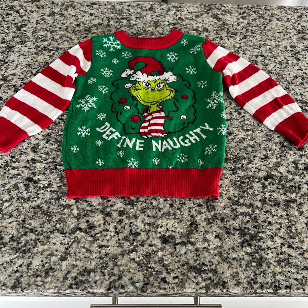 Toddler Ugly Sweater - Dr.Seuss, The Grinch